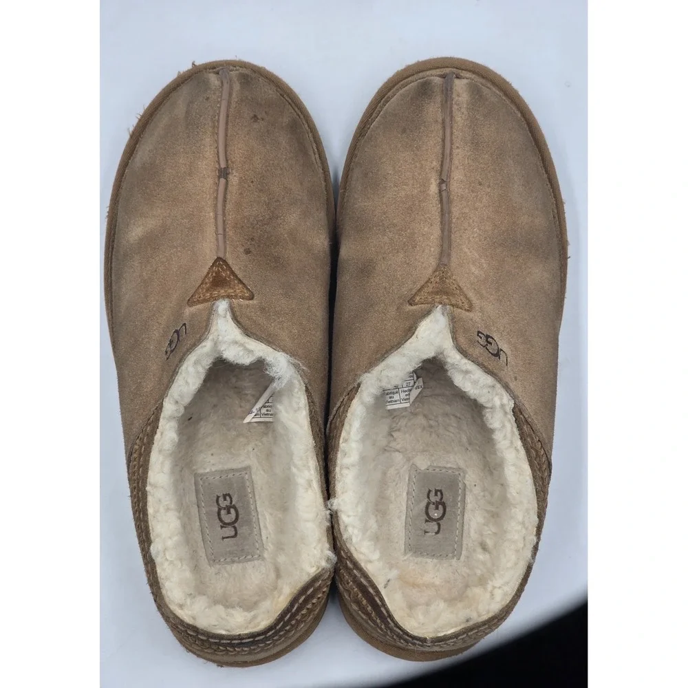 UGG Neuman Slipper Chestnut 1113631 Mens Slipper Slides Size 9 Slip-On